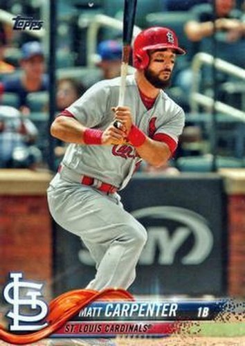 #652 Matt Carpenter - St. Louis Cardinals - 2018 Topps Baseball