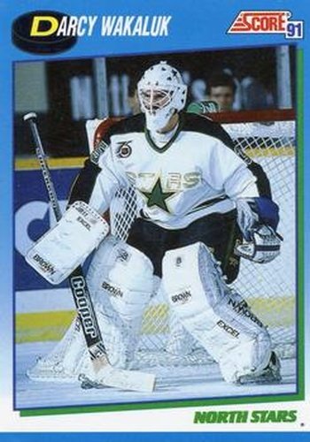 #653 Darcy Wakaluk - Minnesota North Stars - 1991-92 Score Canadian Hockey