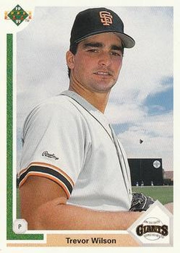 #653 Trevor Wilson - San Francisco Giants - 1991 Upper Deck Baseball