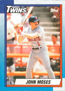 #653 John Moses - Minnesota Twins - 1990 O-Pee-Chee Baseball