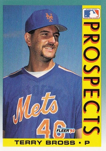 #653 Terry Bross - New York Mets - 1992 Fleer Baseball