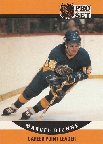 #653 Marcel Dionne- Los Angeles Kings - 1990-91 Pro Set Hockey
