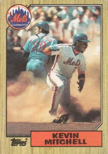 #653 Kevin Mitchell - New York Mets - 1987 Topps Baseball