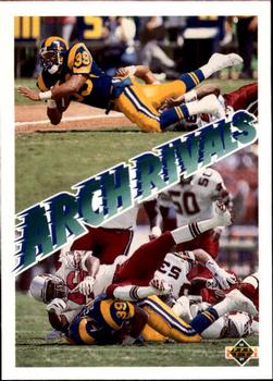 #653 Robert Delpino / Tim McDonald - Los Angeles Rams / Phoenix Cardinals - 1991 Upper Deck Football