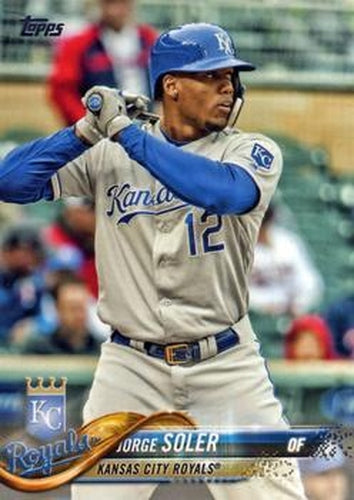 #653 Jorge Soler - Kansas City Royals - 2018 Topps Baseball