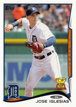 #653 Jose Iglesias - Detroit Tigers - 2014 Topps Baseball