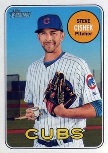 #653 Steve Cishek - Chicago Cubs - 2018 Topps Heritage Baseball