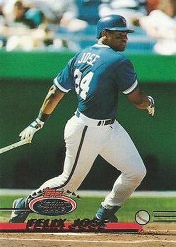 #653 Felix Jose - Kansas City Royals - 1993 Stadium Club Baseball