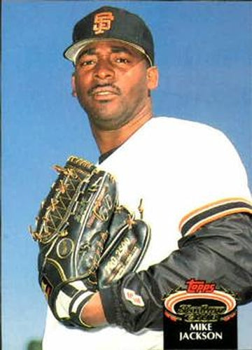 #653 Mike Jackson - San Francisco Giants - 1992 Stadium Club Baseball