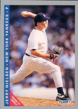 #654 Jerry Nielsen - California Angels - 1993 Fleer Baseball