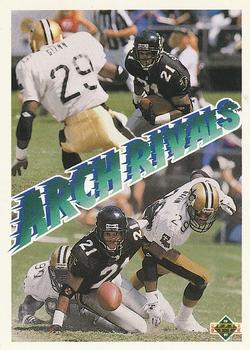 #654 Deion Sanders / Vencie Glenn - Atlanta Falcons / New Orleans Saints - 1991 Upper Deck Football