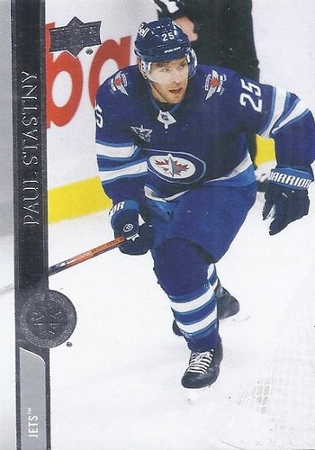 #654 Paul Stastny - Winnipeg Jets - 2020-21 Upper Deck Hockey