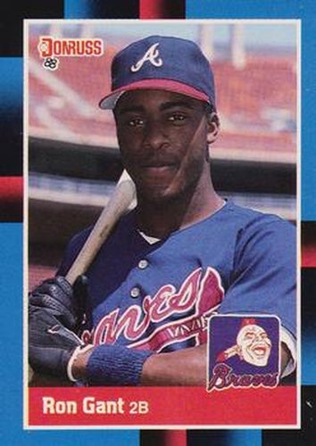 #654 Ron Gant - Atlanta Braves - 1988 Donruss Baseball