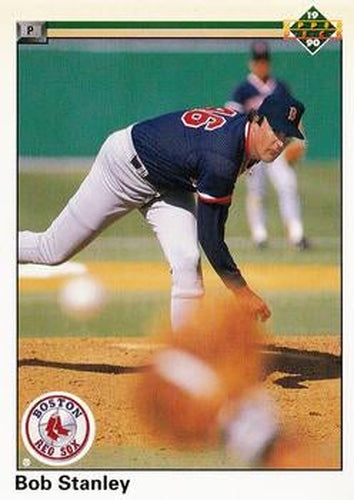 #654 Bob Stanley - Boston Red Sox - 1990 Upper Deck Baseball