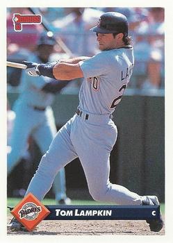 #654 Tom Lampkin - San Diego Padres - 1993 Donruss Baseball