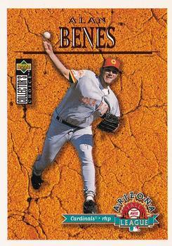 #654 Alan Benes - St. Louis Cardinals - 1996 Collector's Choice Baseball