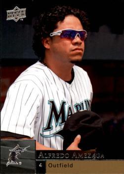 #654 Alfredo Amezaga - Florida Marlins - 2009 Upper Deck Baseball