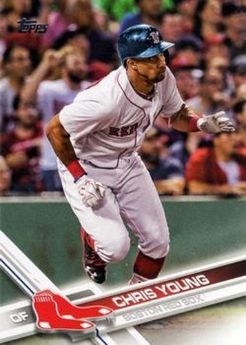 #654 Chris Young - Boston Red Sox - 2017 Topps Baseball