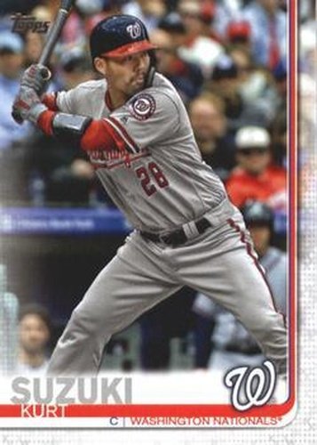 #654 Kurt Suzuki - Washington Nationals - 2019 Topps Baseball