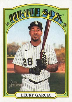 #654 Leury Garcia - Chicago White Sox - 2021 Topps Heritage Baseball