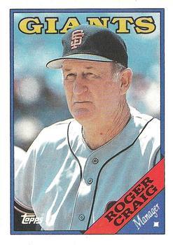 #654 Roger Craig - San Francisco Giants - 1988 Topps Baseball