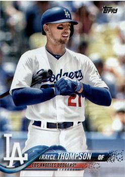 #654 Trayce Thompson - Los Angeles Dodgers - 2018 Topps Baseball