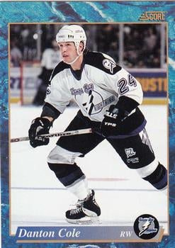 #655 Danton Cole - Tampa Bay Lightning - 1993-94 Score Canadian Hockey