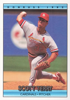 #655 Scott Terry - St. Louis Cardinals - 1992 Donruss Baseball