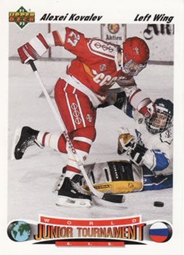 #655 Alexei Kovalev - CIS - 1991-92 Upper Deck Hockey