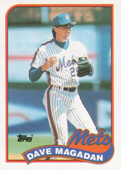 #655 Dave Magadan - New York Mets - 1989 Topps Baseball