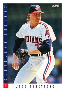 #655 Jack Armstrong - Cleveland Indians - 1993 Score Baseball