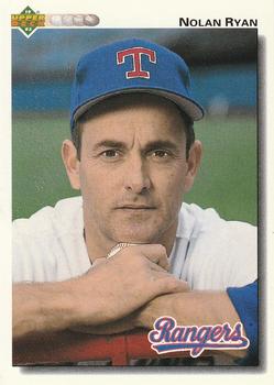 #655 Nolan Ryan - Texas Rangers - 1992 Upper Deck Baseball
