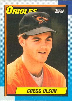 #655 Gregg Olson - Baltimore Orioles - 1990 O-Pee-Chee Baseball
