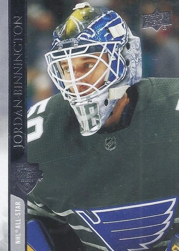 #655 Jordan Binnington - St. Louis Blues - 2020-21 Upper Deck Hockey