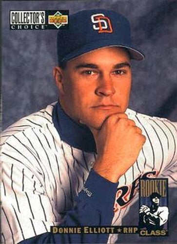 #655 Donnie Elliott - San Diego Padres - 1994 Collector's Choice Baseball