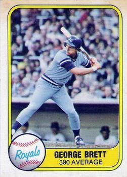 #655 George Brett - Kansas City Royals - 1981 Fleer Baseball