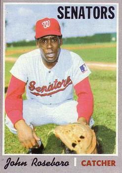 #655 John Roseboro - Washington Senators - 1970 Topps Baseball
