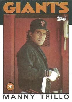 #655 Manny Trillo - San Francisco Giants - 1986 Topps Baseball