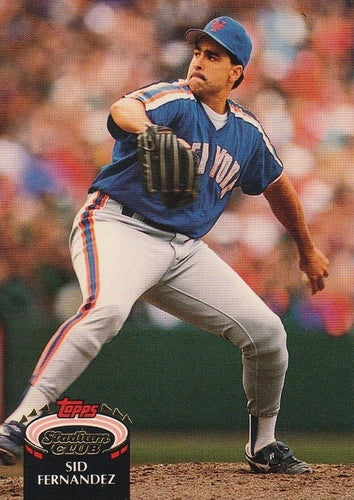 #655 Sid Fernandez - New York Mets - 1992 Stadium Club Baseball