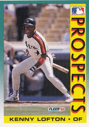 #655 Kenny Lofton - Houston Astros - 1992 Fleer Baseball