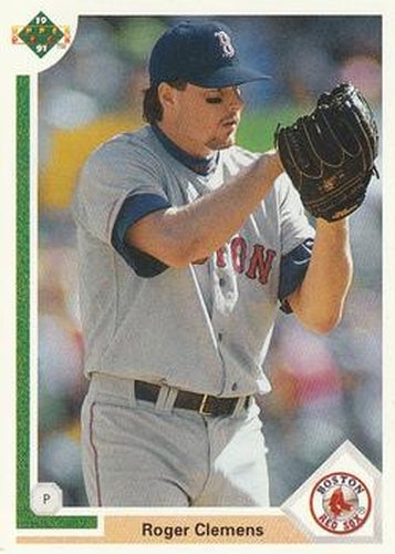 #655 Roger Clemens - Boston Red Sox - 1991 Upper Deck Baseball