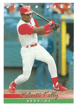 #655 Roberto Kelly - Cincinnati Reds - 1993 Upper Deck Baseball