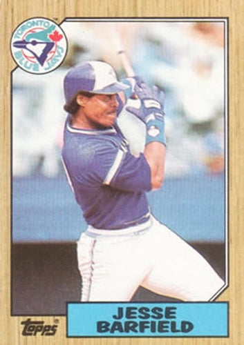 #655 Jesse Barfield - Toronto Blue Jays - 1987 Topps Baseball