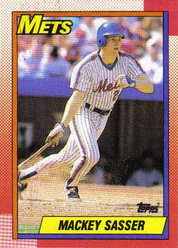 #656 Mackey Sasser - New York Mets - 1990 Topps Baseball