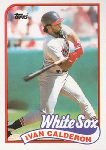 #656 Ivan Calderon - Chicago White Sox - 1989 Topps Baseball