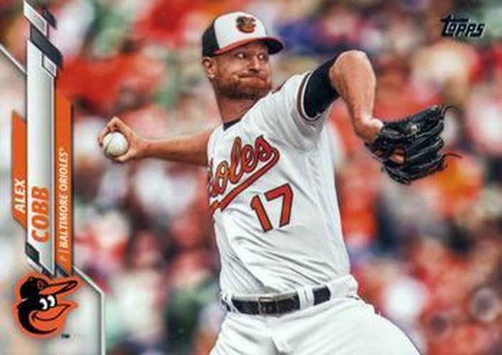#656 Alex Cobb - Baltimore Orioles - 2020 Topps Baseball
