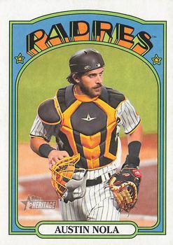 #656 Austin Nola - San Diego Padres - 2021 Topps Heritage Baseball