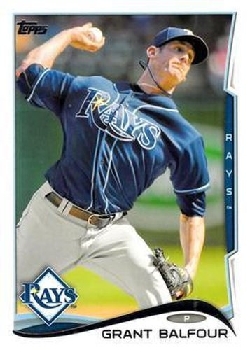 #656 Grant Balfour - Tampa Bay Rays - 2014 Topps Baseball