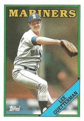#656 Lee Guetterman - Seattle Mariners - 1988 Topps Baseball