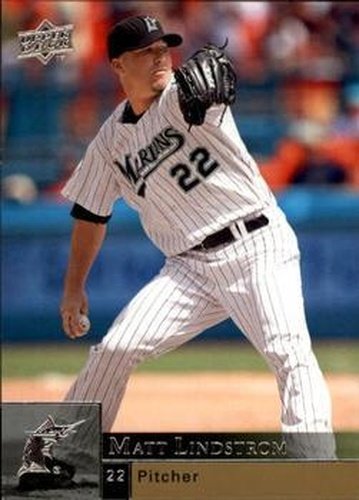 #656 Matt Lindstrom - Florida Marlins - 2009 Upper Deck Baseball